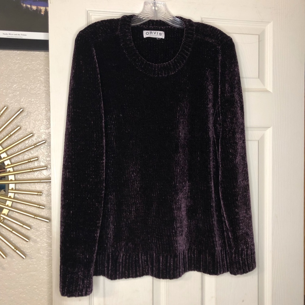 Orvis Soft Purple Sweater XL